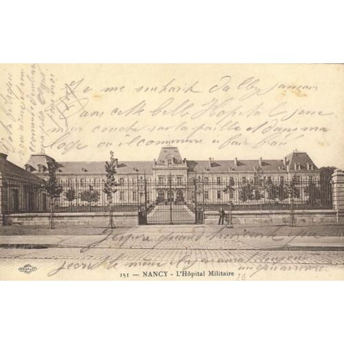 Carte Postale Cpa Nancy " L'hopital Militaire "