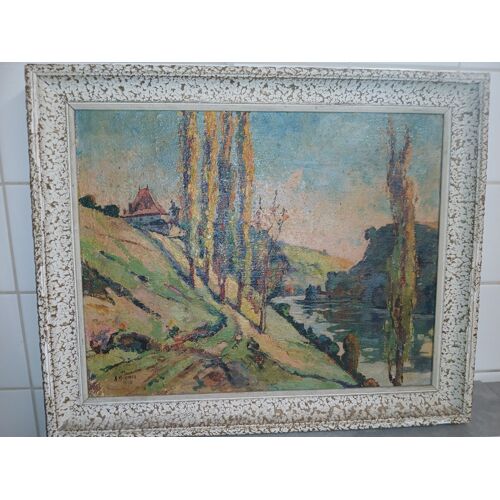 Peinture A L'huile De A Mamiron