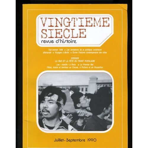 Vingtième Siècle  N° 27 : La Rue Et La Fete Du Front Populaire