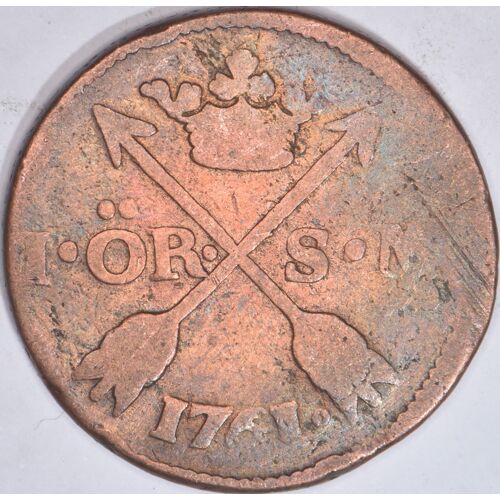 Suède - Adolphe Frederic - 1761 - 1 Ore - W246