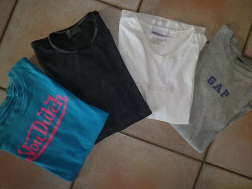 Lot T-Shirts Fille Taille 36 Chipie, Reebok, Gap, Von Dutch.