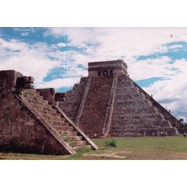 Carte Postale De Chichen Itza (Mexique) La Pyramide "El Castillo"