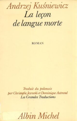 La Leçon De Langue Morte
