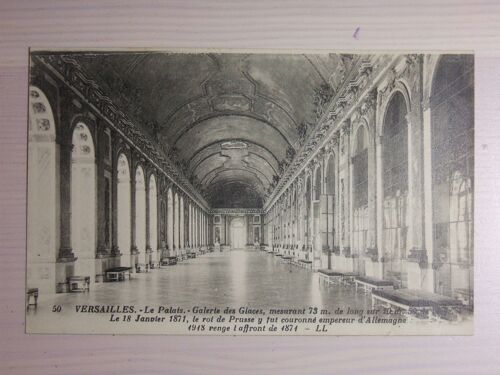 Carte Postale N°50 - Château De Versailles - La Galerie Des Glaces - Année 1930 Environ.
