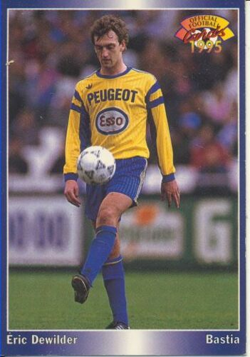 Official Football Cards Panini 1995, N° 181, Eric Dewilder, Bastia