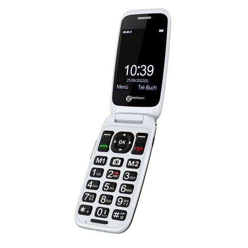 Geemarc CL8700 - Téléphone portable senior à clapet grosses touches 4G