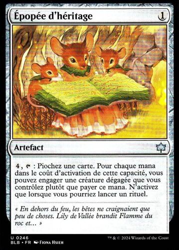 Épopée D'héritage - Magic - Bloomburrow Vf - U - 246