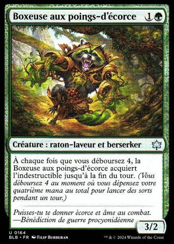 Boxeuse Aux Poings- D'écorce - Magic - Bloomburrow Vf - U - 164