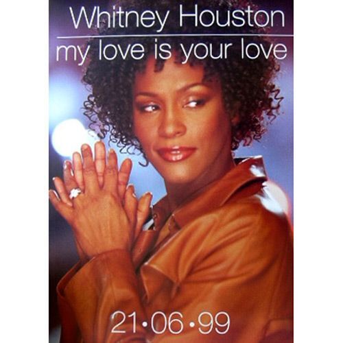 Whitney Houston - My Love Is Your Love - Affiche / Poster Envoi En Tube