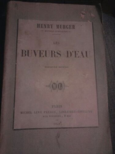 Oeuvres Completes- Les Buveurs D'eau.