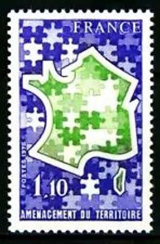 Timbre France 1978 Neuf ** Yt N° 1995 15éme Anniversaire De La Délégationà L'aménagement Du Territoire Datar