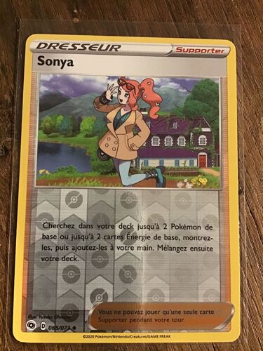 Dresseur Sonya Reverse 065/073 Série La Voie Du Maître