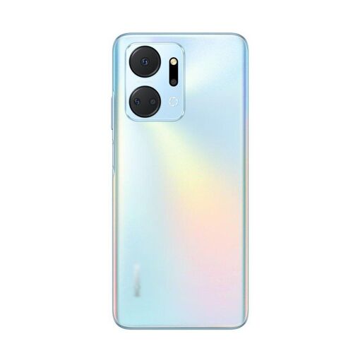 Vitre arrière (cache batterie) avec lentille caméra pour Honor X7A Argent