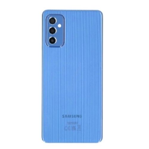 Vitre Arrière (Cache Batterie) Avec Lentille Caméra Arrière Pour Samsung Galaxy M52 5g Bleu