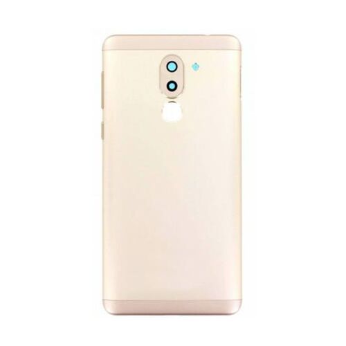 Vitre arrière avec Lentille camera + support pour Huawei Honor 6X Or + Logo