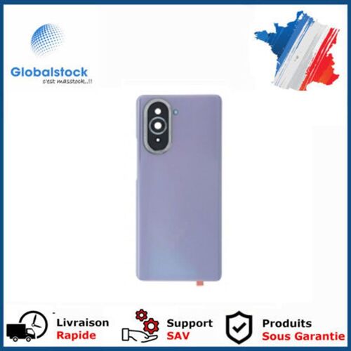 Vitre arrière (cache batterie) avec adhésif + lentille camera pour Huawei Nova 10 Violet