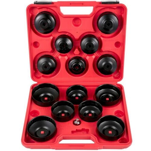 Jeu De Douilles À Filtre À Huile-Vevor-14 Pcs-Acier Tête 9,5 Mm-Retirer Et Installer Bouchon Du Filtre À Carburant
