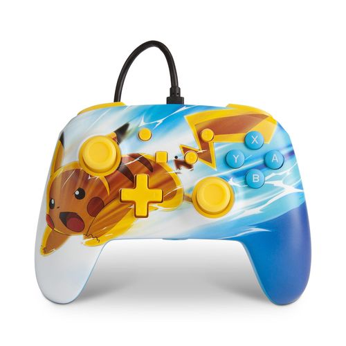 Manette PowerA Pokémon Filaire Bleu Pikachu Charge Bensussen Deutsch & Associates pour Nintendo Switch