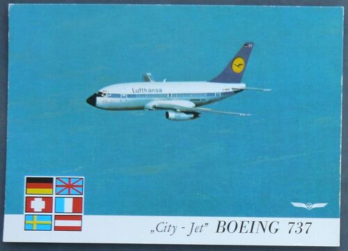 Carte Postale - Aviation - Lufthansa - Boeing 737 "City-Jet"