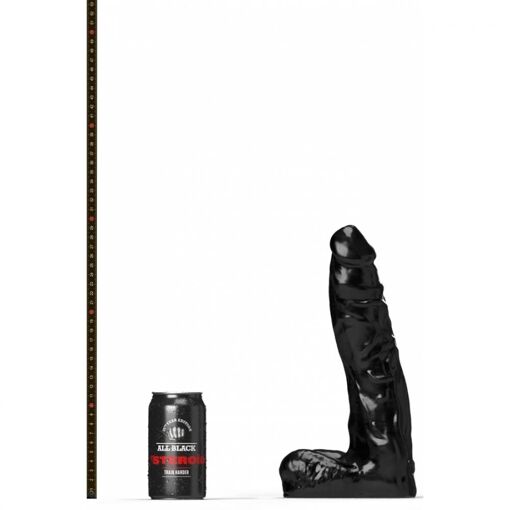 Gode XXL Black BULL 25 X 6,7 Cm - Sextoy Réaliste En Vinyle, Neuf, Marque Animhole