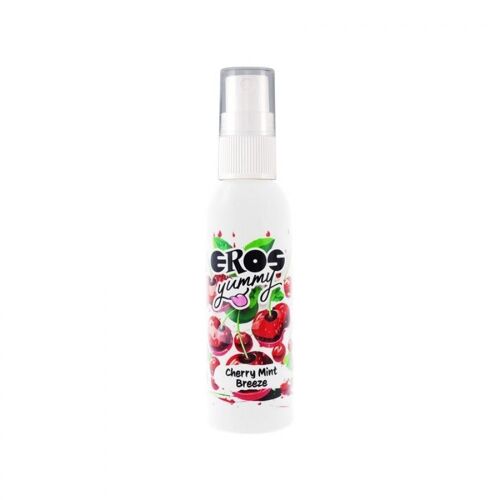 Lubrifiant A Effet Ou Parfume Spray Corporel À Lécher Yummy Cerise Menthe 50 Ml Eros