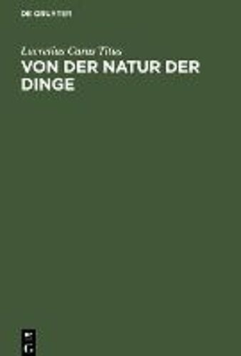 Von Der Natur Der Dinge