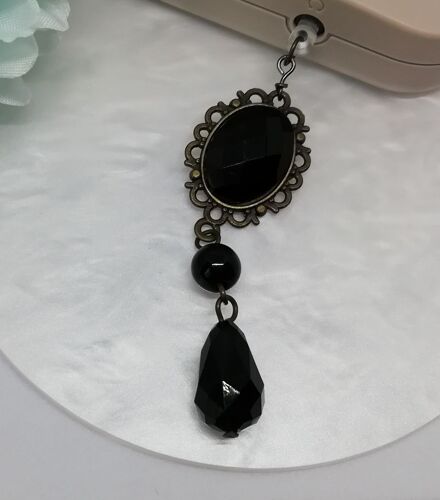 Pendentif Bijou Pour Smartphone Ou Tablette Style Victorien/Gothique