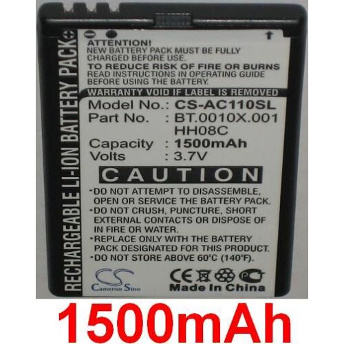 Batterie 1500mah 3.7v Pour Acer Be Touch E110 - Bt.0010x.001