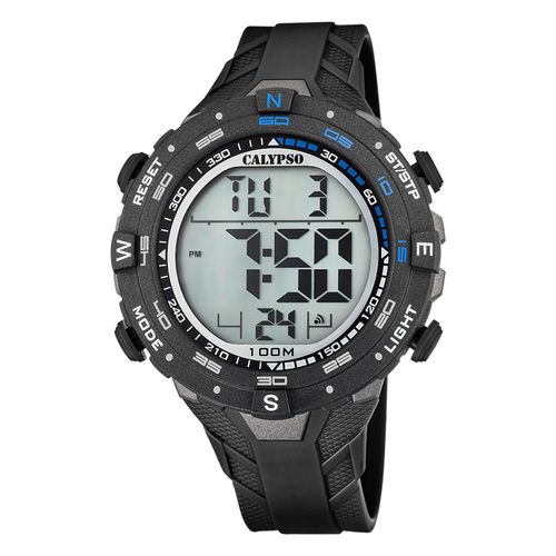 Montre Homme Calypso Caoutchouc Noir Montre-Bracelet Numérique Calypso Uk5838/4