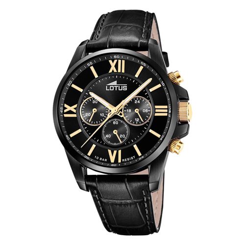 Montre Homme Lotus Acier Inoxydable Noir Montre-Bracelet Lotus Classic Ul18881/3