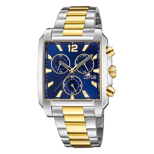 Montre Pour Hommes Lotus Acier Inoxydable Argent Or Montre-Bracelet Lotus Classic Ul18852/2