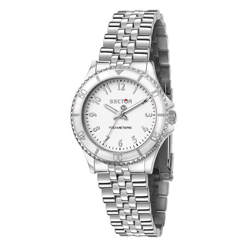 Montre Femme Sector Analogique Bracelet En Acier Inoxydable Argent Use53161534