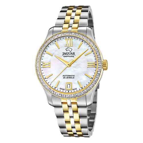 Montre Femme Jaguar Acier Inoxydable Argent Or Jaguar Montre-Bracelet Heritage Uj998/1