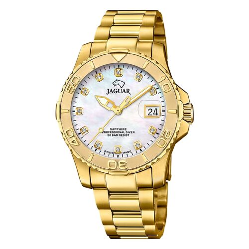 Montre Homme Jaguar Acier Inoxydable Or Jaguar Montre-Bracelet Pro Diver Uj971/5