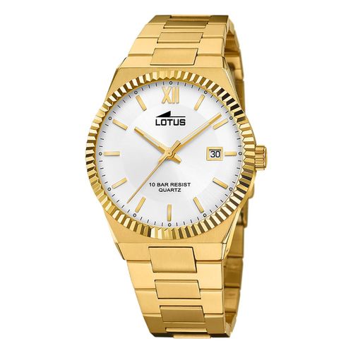 Montre Homme Lotus Acier Inoxydable Or Montre-Bracelet Lotus Classic Ul18837/1