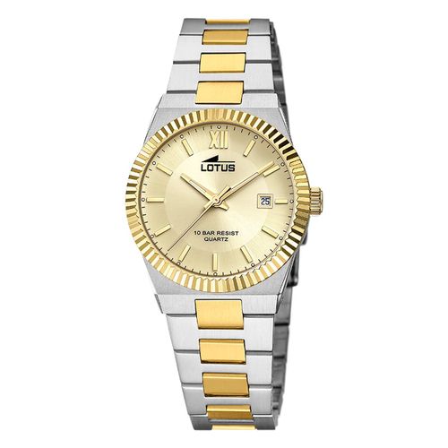 Montre Femme Lotus Acier Inoxydable Argent Or Montre-Bracelet Lotus Classic Ul18839/2