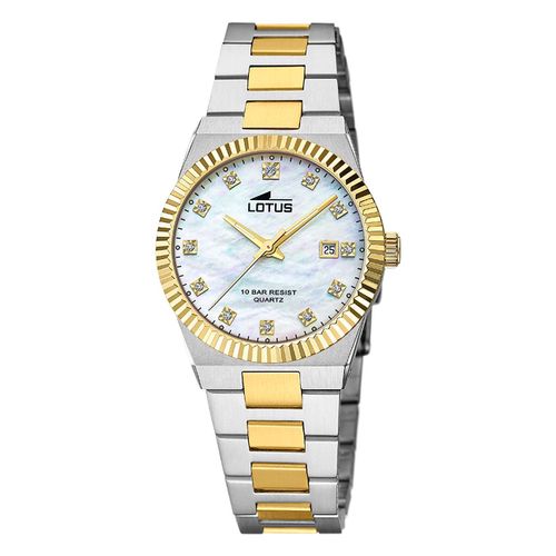 Montre Femme Lotus Acier Inoxydable Argent Or Montre-Bracelet Lotus Classic Ul18839/1