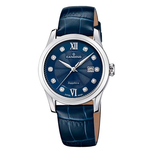 Candino Montre Femme Classic C4736/2 Montre-Bracelet Acier Inoxydable Bleu Foncé Uc4736/2