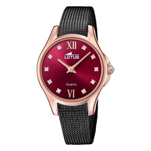 Montre Femme Lotus Acier Inoxydable Noir Montre-Bracelet Lotus Classic Ul18824/2
