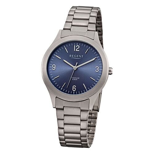 Regent Montre-Bracelet Pour Homme Bracelet En Métal Analogique Gris Urf1438
