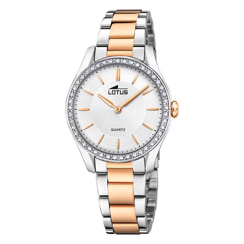 Montre Femme Lotus Acier Inoxydable Argent Or Montre-Bracelet Lotus Classic Ul18798/1