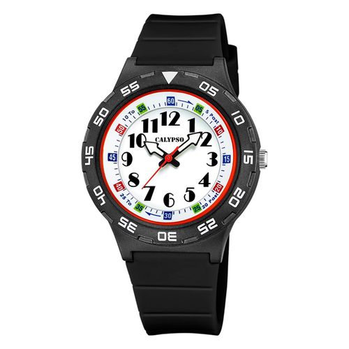 Montre Pour Enfants Calypso En Plastique Pur Noir Montre-Bracelet Junior Calypso Uk5828/6