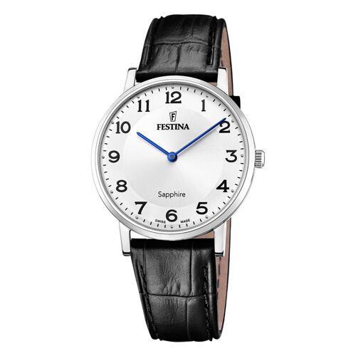 Montre Homme Festina Cuir Noir Festina Montre-Bracelet De Fabrication Suisse Uf20012/5