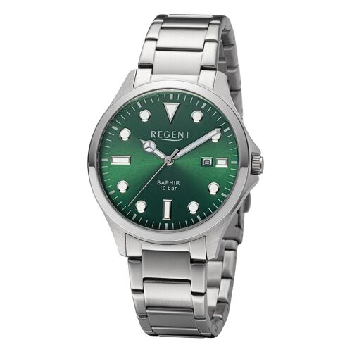 Regent Montre-Bracelet Pour Homme Bracelet En Métal Analogique Argent Urf1455