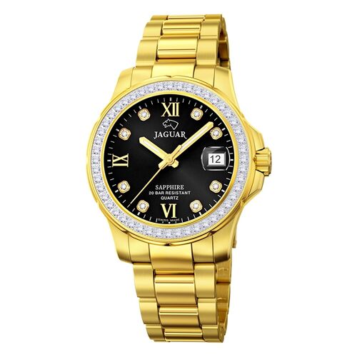 Jaguar Montre Femme Acier Inoxydable Or Jaguar Montre-Bracelet De Direction Uj895/4