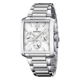 Festina Montre Homme Acier Inoxydable Argent Timeless Chronographe Montre-Bracelet Uf20635/1