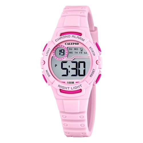 Montre Pour Enfants Calypso En Caoutchouc Rose Montre-Bracelet Junior Calypso Uk5852/1