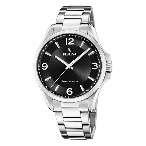 Festina Montre Homme Acier Inoxydable Argent Festina Montre Solaire Énergie Solaire Uf20656/4