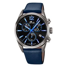 Montre Homme Lotus Cuir Bleu Montre-Bracelet Lotus Classic Ul18683/6