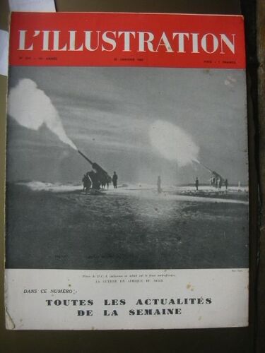 Pieces De D.C.A Italiennes En Action Sur Le Front Nord Africains.